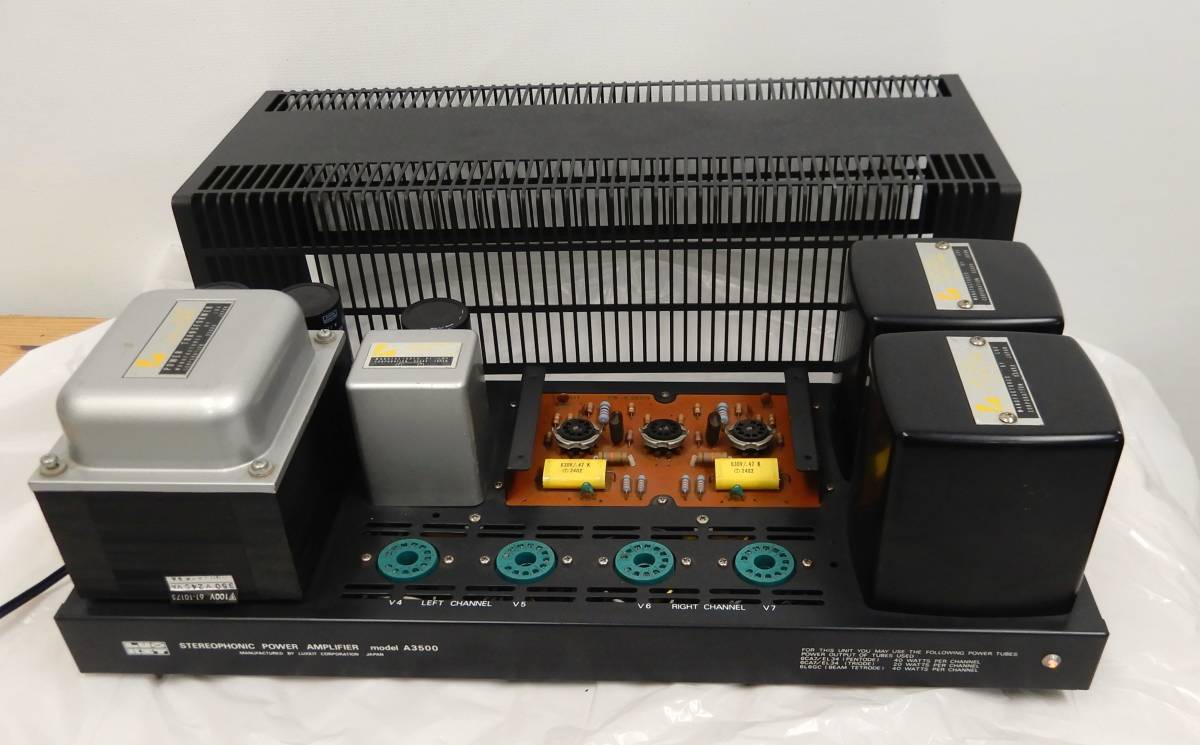 w-1301/LUXMAN STEREOPHONIC POWER AMPLIFIER LUXKIT MODEL A3500①