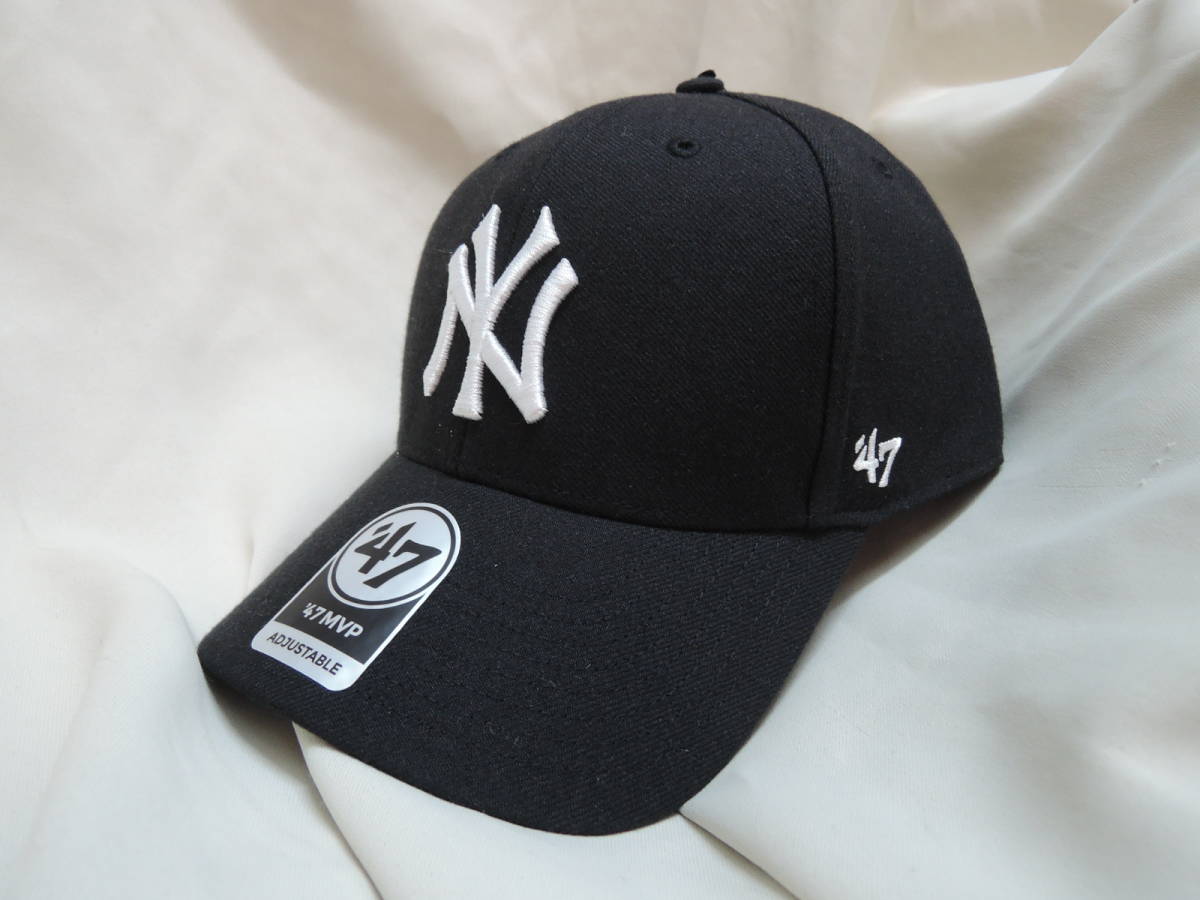 ☆ 47BRAND Yankees MVP Black 最新 人気商品 キャップ ヤンキース ブラック 最新人気商品 送料300円～_画像1