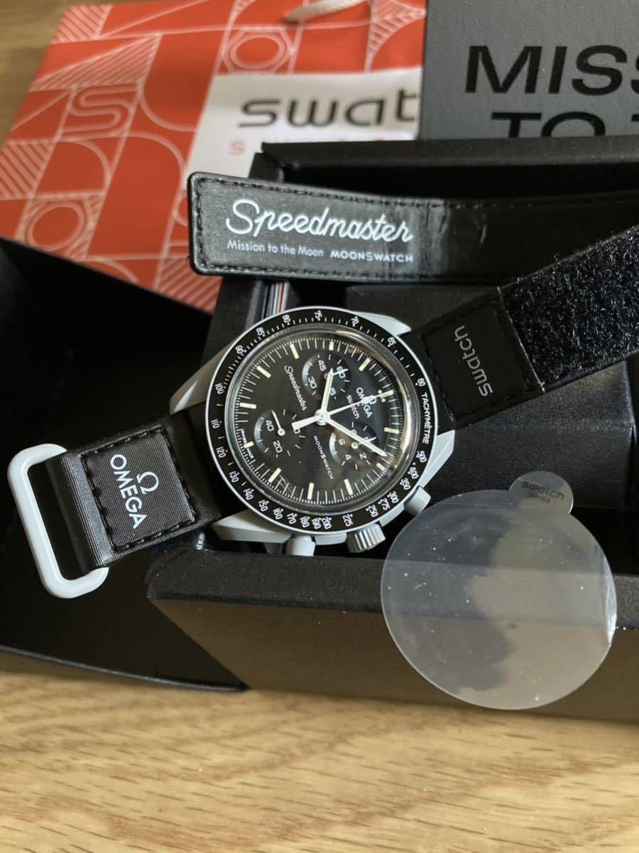 新品 swatch OMEGA Speedmaster swatch Bioceramic MoonSwatch Mission
