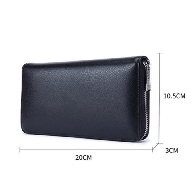  long wallet blue fastener card-case high capacity 36 sheets .... original leather storage 
