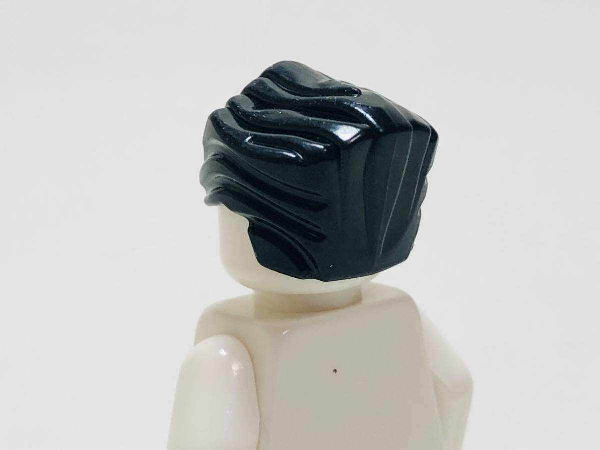 [ новый товар не использовался ] Lego LEGO Mini fig волосы - волосы мужчина черный 