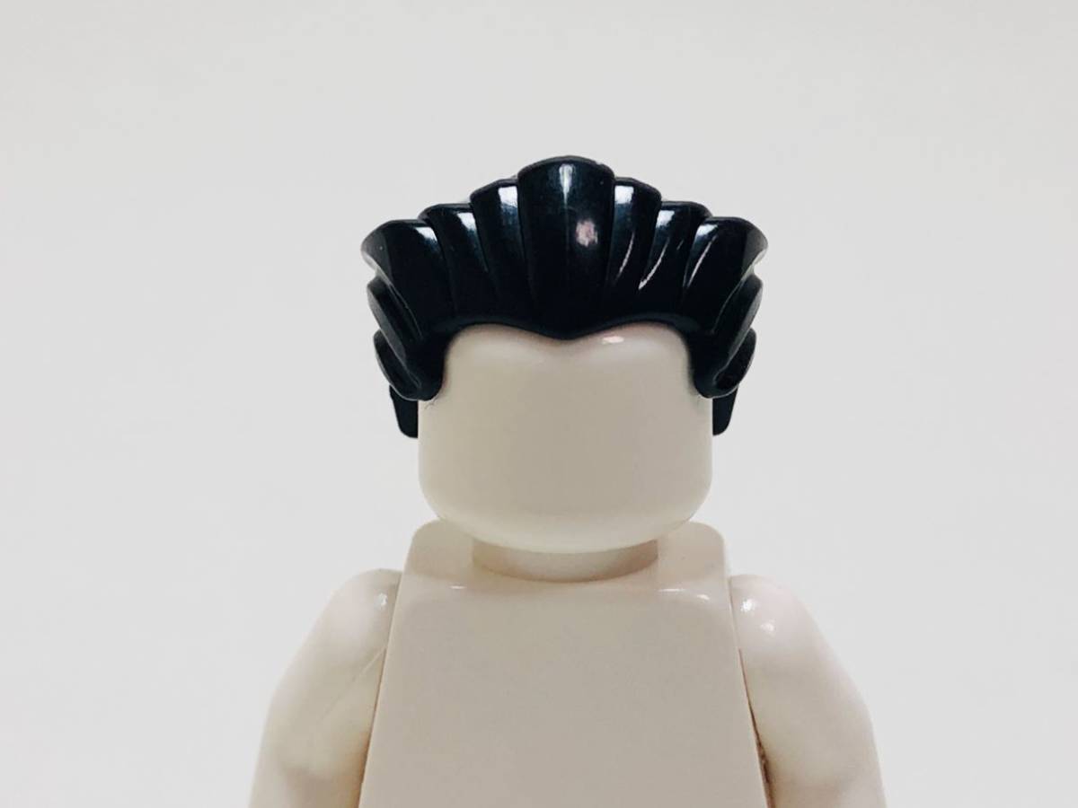 【新品未使用】レゴ LEGO ミニフィグ ヘアー ヘア 男性 ブラックの画像1