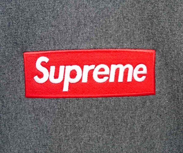 SUPREME シュプリーム 21AW Box Logo Hooded Sweatshirt BOXロゴ スウェットパーカー チャコール サイズS 正規品 / 26689_画像2