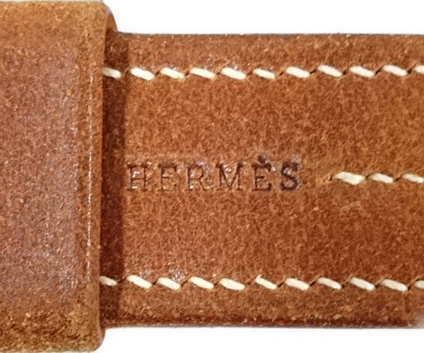 HERMES エルメス エトリヴィエール レザーベルト F刻印 マルジェラ期