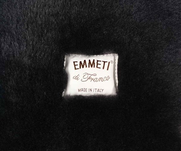 EMMETI エンメティ ムートン ダッフルコート チャコールグレー系