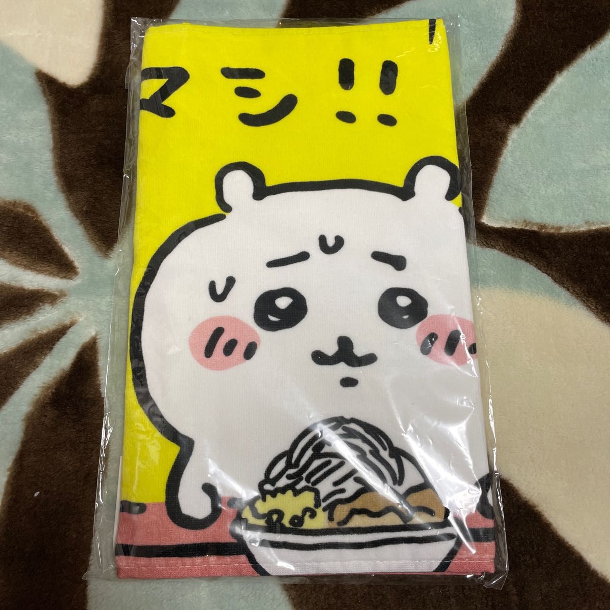 ちいかわ フェイスタオル マシマシ ラーメン 郎 ハチワレ｜Yahoo