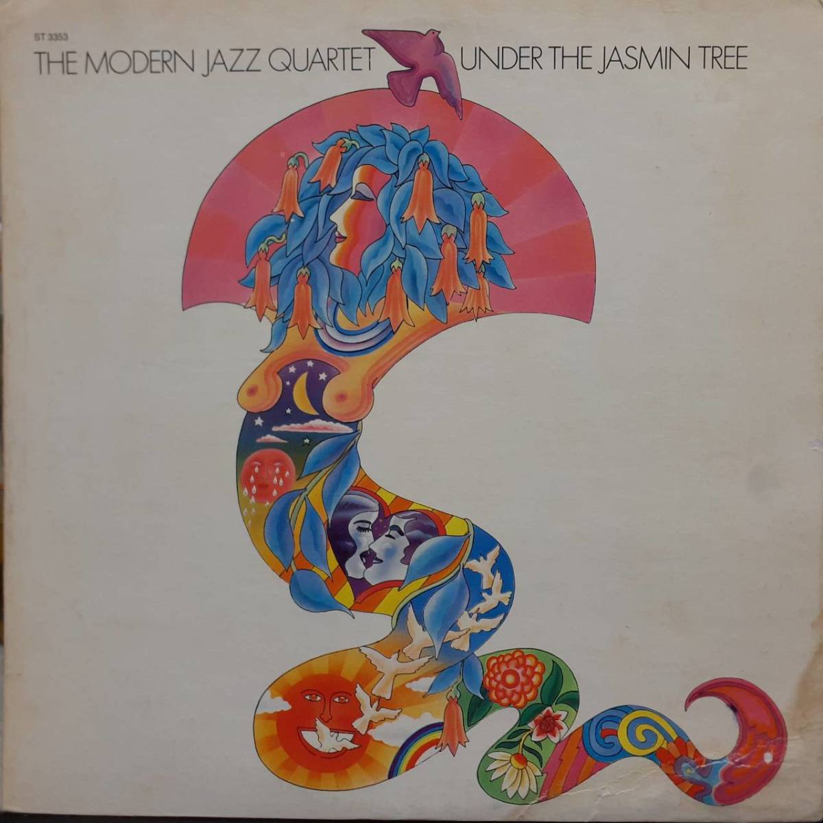 米APPLEオリジLP 林檎ラベル Modern Jazz Quartet / Under The Jasmin Tree 1968年 ST-3353 Beatles Milt Jackson ビートルズ John Lennon_画像1