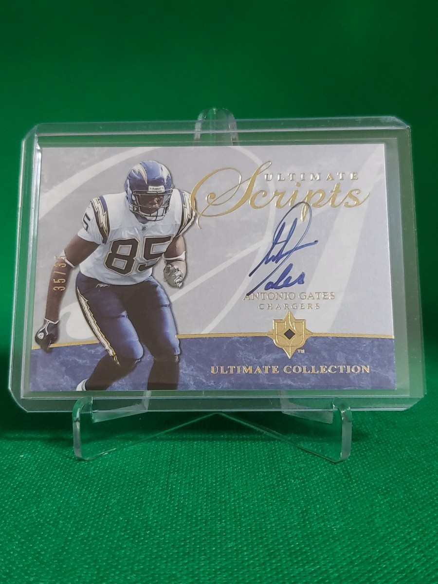 【35シリ直書きオート】Antonio Gates 2006 UD Ultimate Collection Ultimate Scripts auto #35/35 ラストナンバー