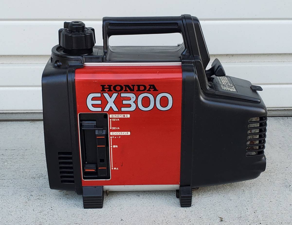281 19☆HONDA ホンダ EX300 60Hz 後期品 小型軽量 動作品 夜釣り