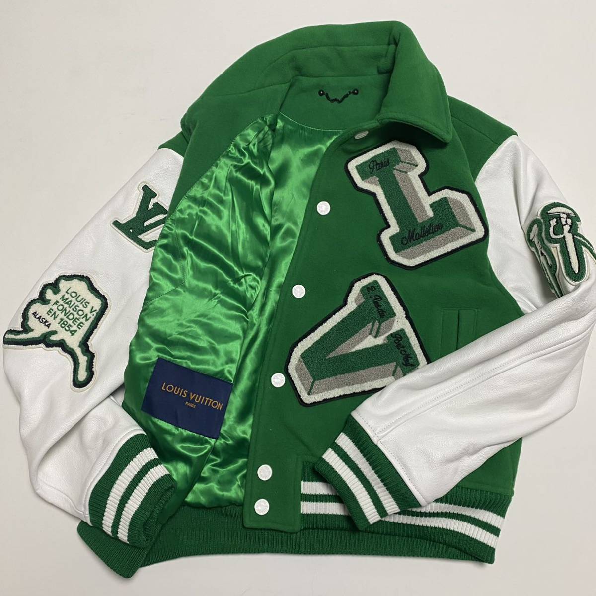 Green Louis Vuitton Varsity Jacket  Jackets Town