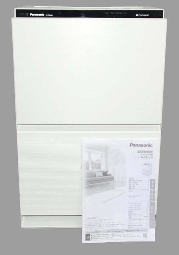 ふるさと割】 美品 Panasonic F-VXU90-TM 加湿空気清浄機 2021年製