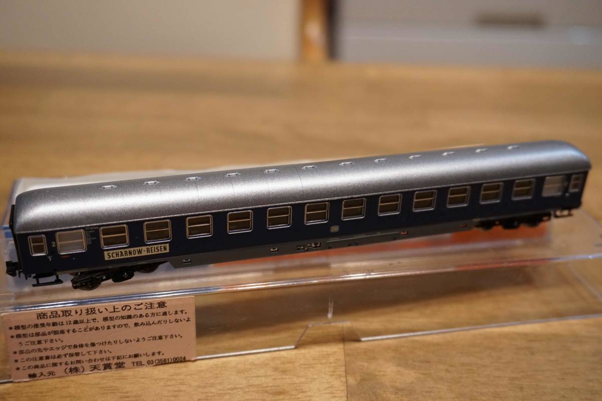 ROCO　ＤＢ（ドイツ）　品番24309 青の2等客車　SCHARNOW-REISEN_画像4