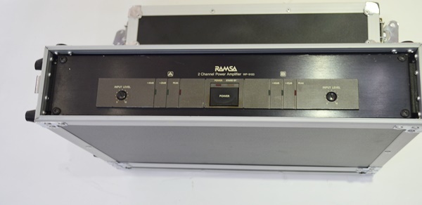 RAMSA 業務用 2ch パワーアンプ WP-9100 ツアーケース付