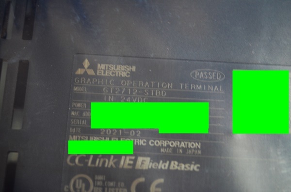 未開封 MITSUBISHI 三菱電機 タッチパネル 表示器GOT GOT2000 GT2712