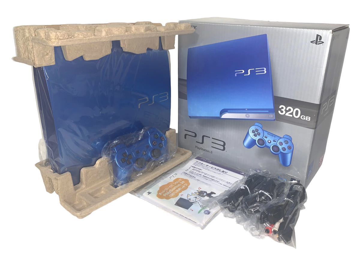 PS3本体 PlayStation 3 320GB スプラッシュブルー CECH-3000BSB