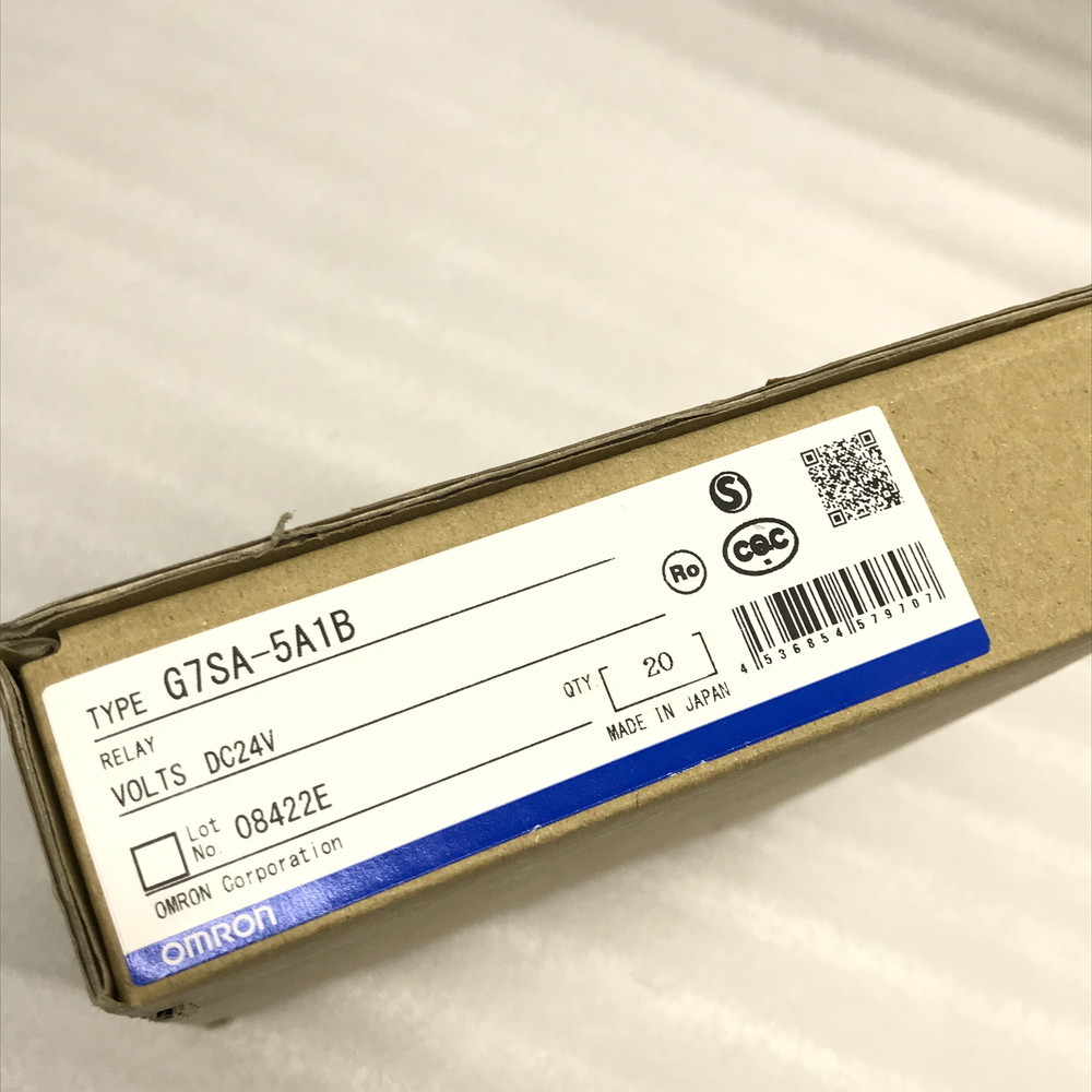 ○OMRON オムロン セーフティリレーG7SA-5A1B 24VDC 20個 箱入り