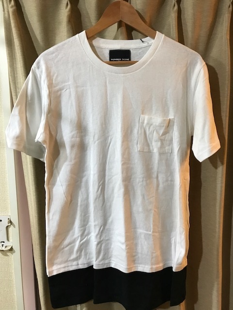 New Goods Number N Nine Denim Number Nine Denim Short Sleeves T Shirt Bai Color Pocket Sizel Unused Attaching White Real Yahoo Auction Salling