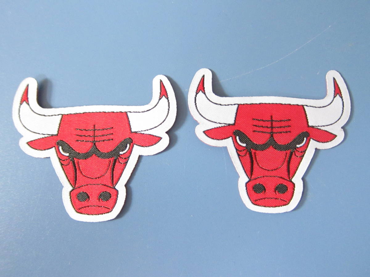 ～小物～ NBA x シカゴ・ブルズ Chicago Bulls ワッペン 2枚の画像1