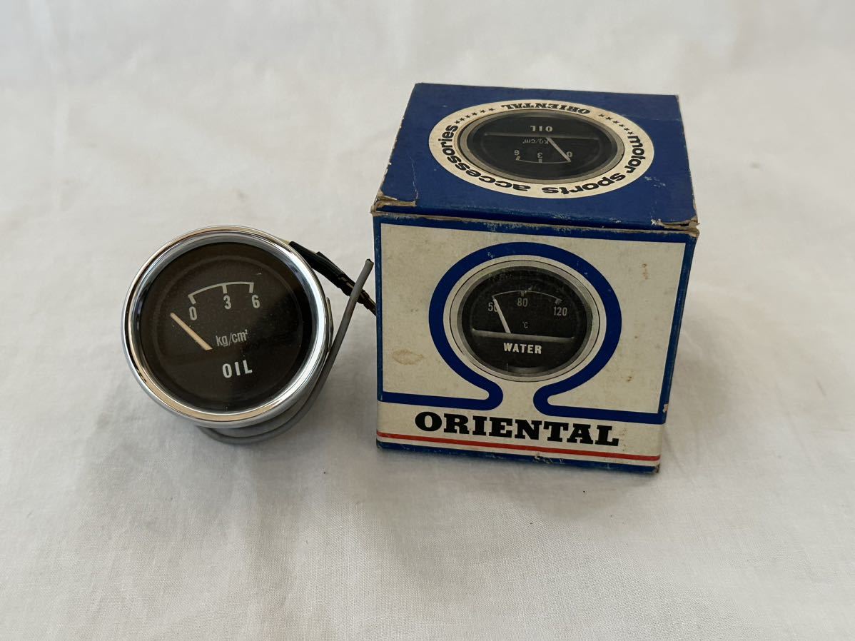 ORIENTAL motor sports accessoriesolientaru motor automobile parts retro Vintage meter 