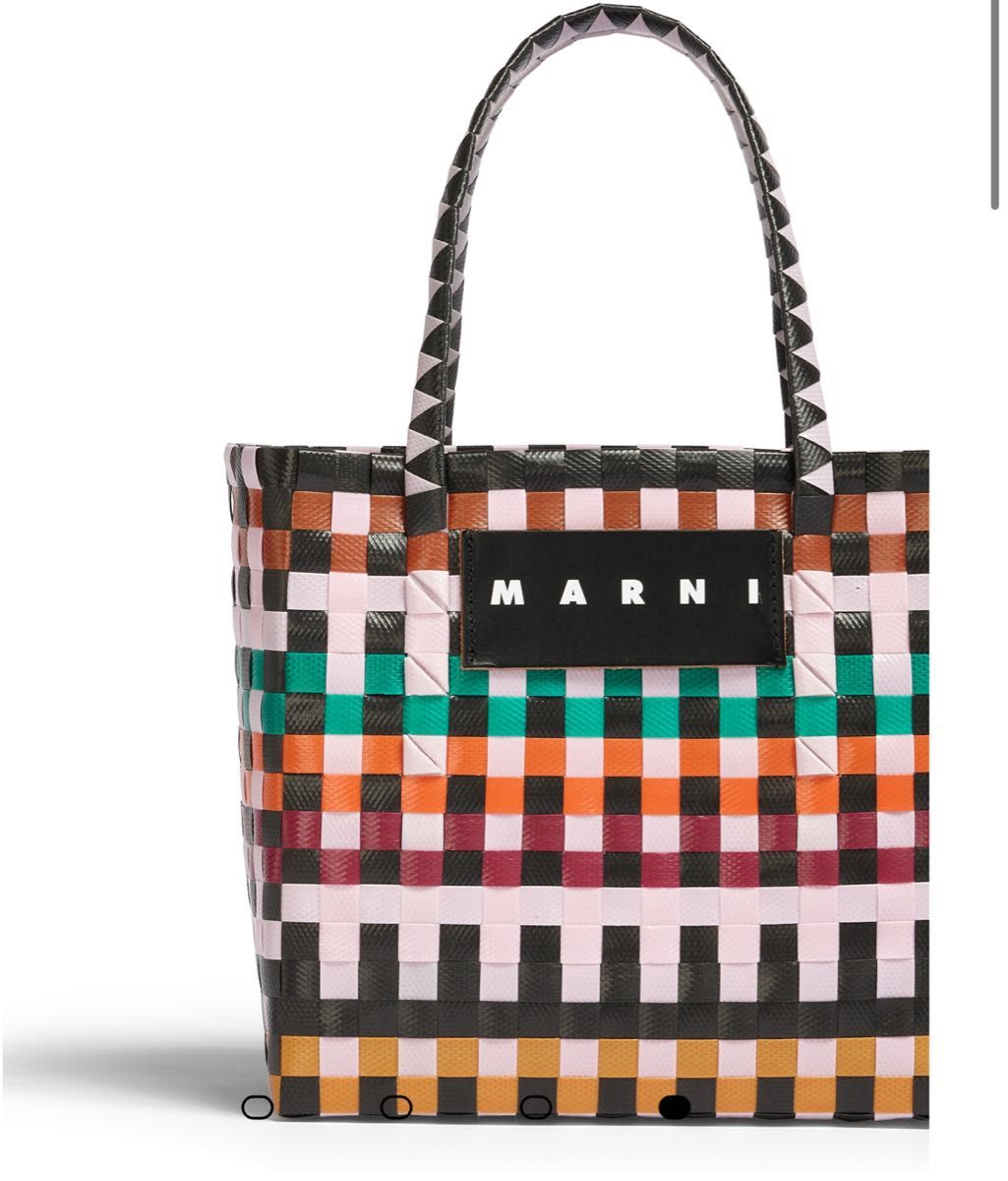 MARNI フラワーカフェ　ミニバスケット　マルニマーケット ピンクミックス　完売品