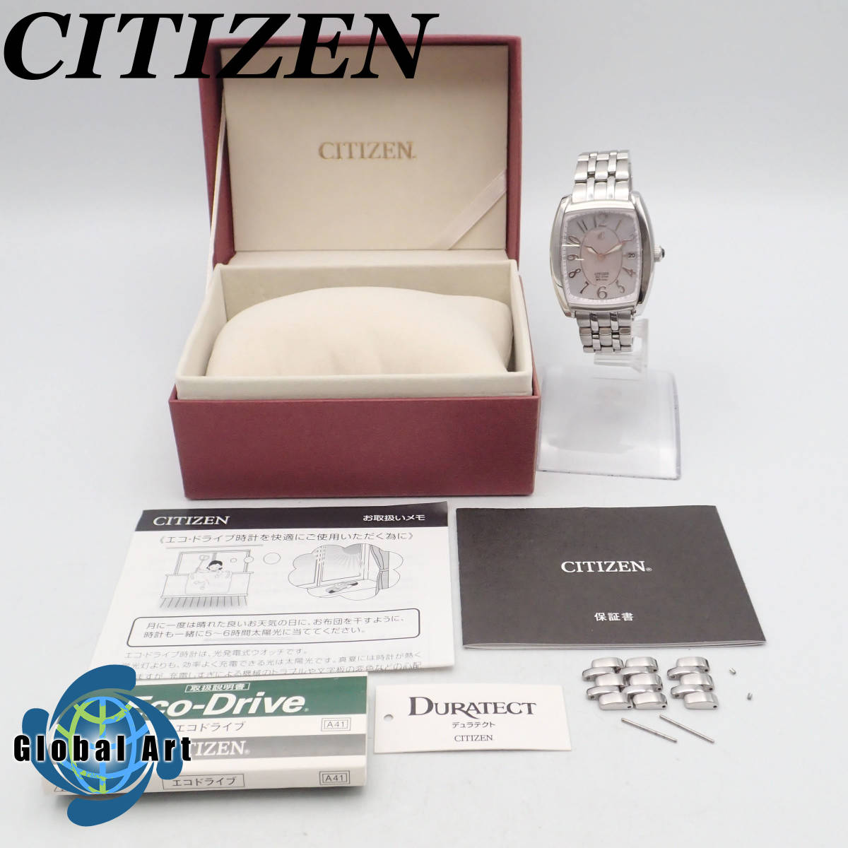 う05185【美品】CITIZEN シチズン/クロスシー/ソーラー/レディース