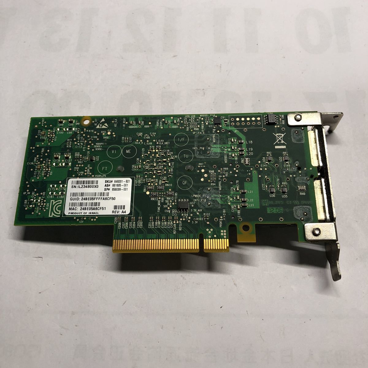 Mellanox ConnectX-3 2-port PCB000339 649281-B21 /あの画像7