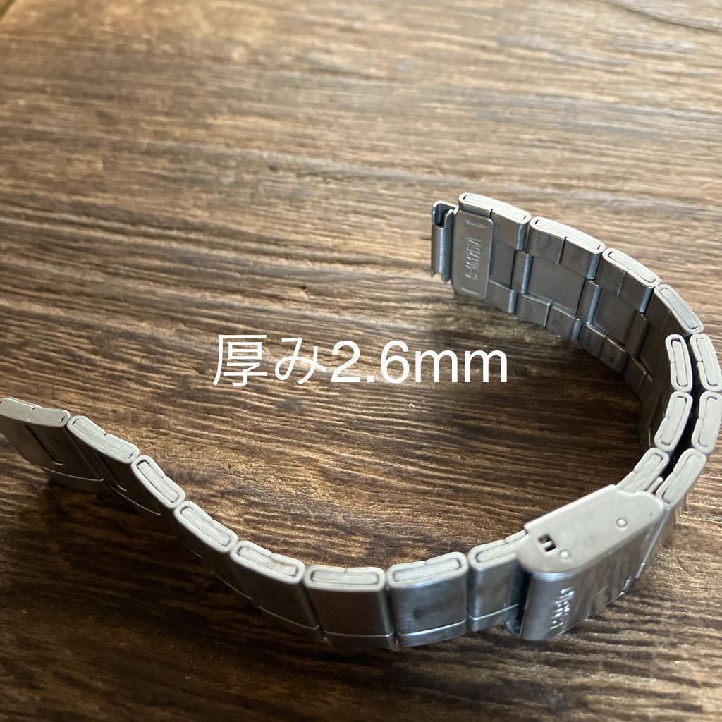 14mm/18mm カシオ　銀色　時計ベルト　金属　中古品_画像5