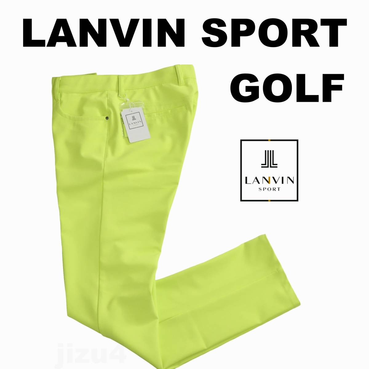 ■【82】春夏 定価29,700円 LANVIN ランバン by デサント 高級 STRETCH パンツ■