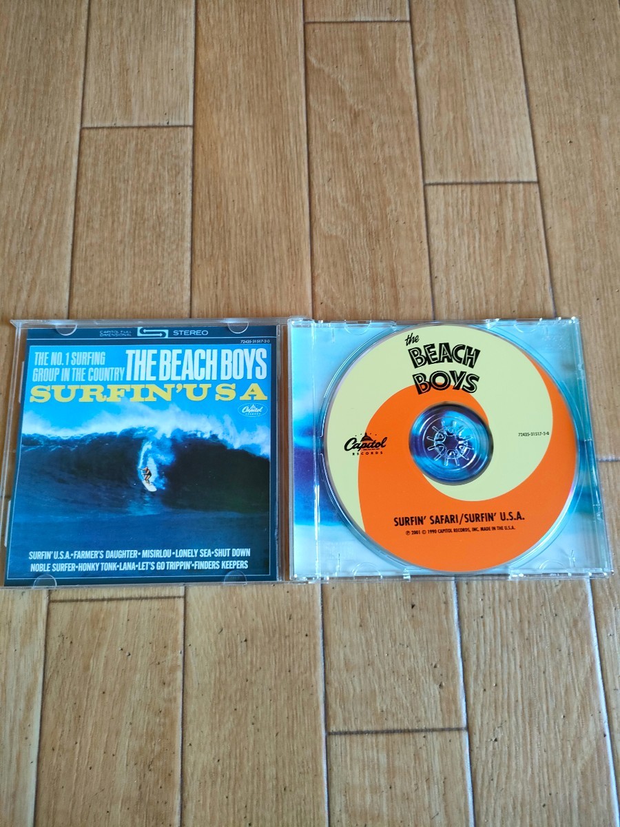 US запись HDCDli тормозные колодки снят с производства The * пляж * boys серфинг * Safari серфинг *U.S.A. The Beach Boys Surfin\' Safari / Surfin\' USA