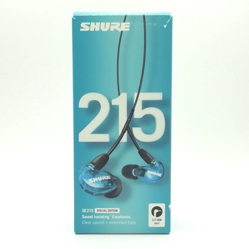 5180 / シュア / SHURE SE215SPE-A トランススルーセントブルー 高遮音