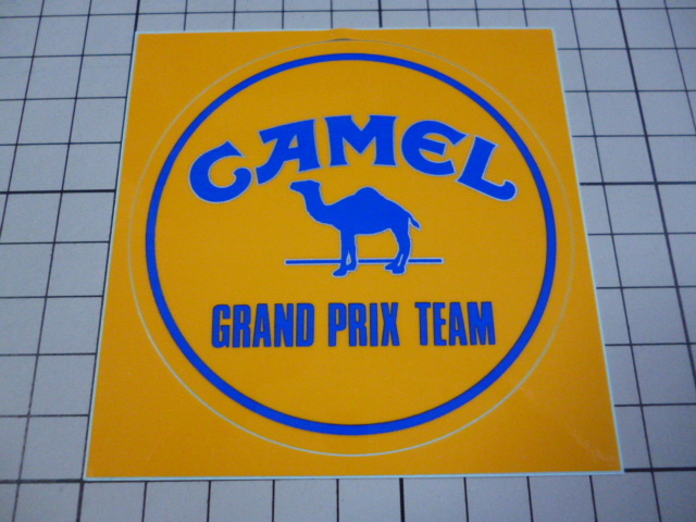 CAMEL GRAND PRIX TEAM ステッカー 当時物 です(79mm) キャメル グランプリ チーム_画像1