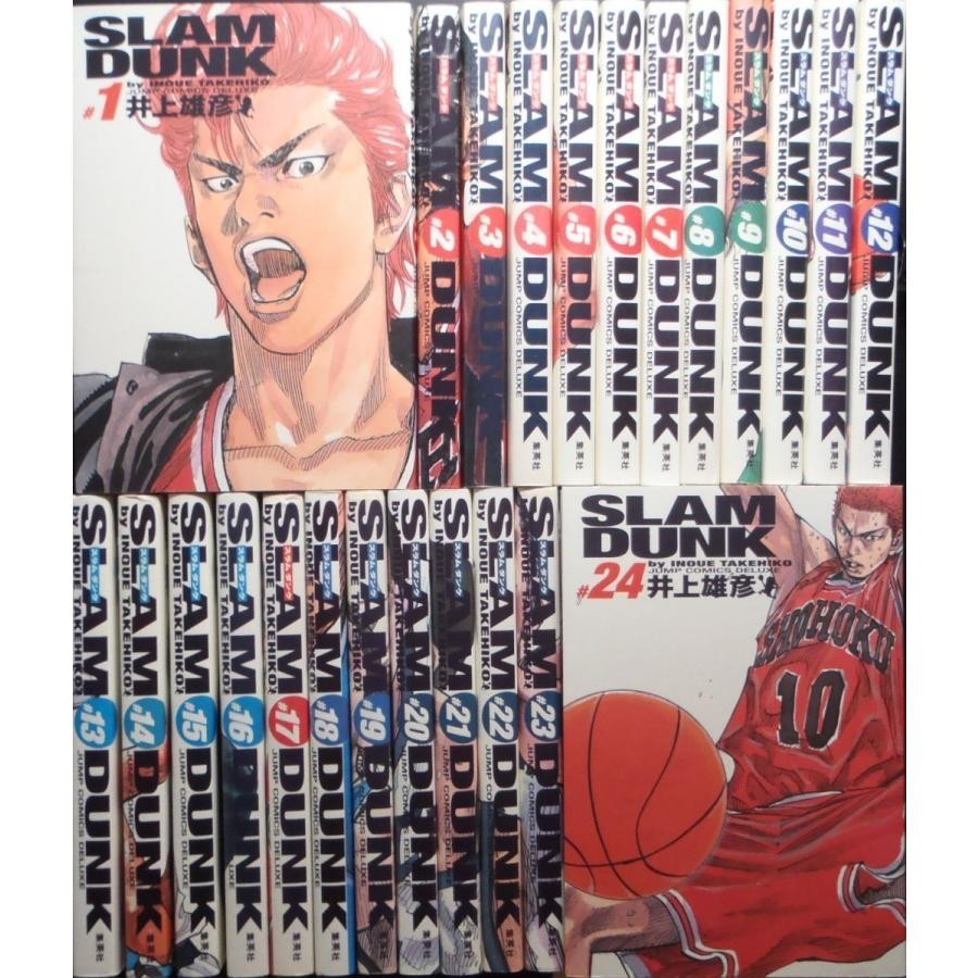 印象のデザイン DUNK SLAM スラムダンク 完全版 全24巻セット/d6523