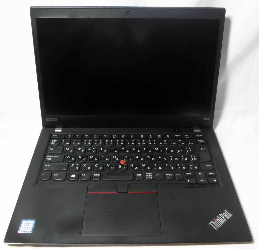 【送料無料】ジャンク ThinkPad X390 20Q1-S0KS00 Core i5-8265U RAM16GB FHD13.3型液晶_画像1