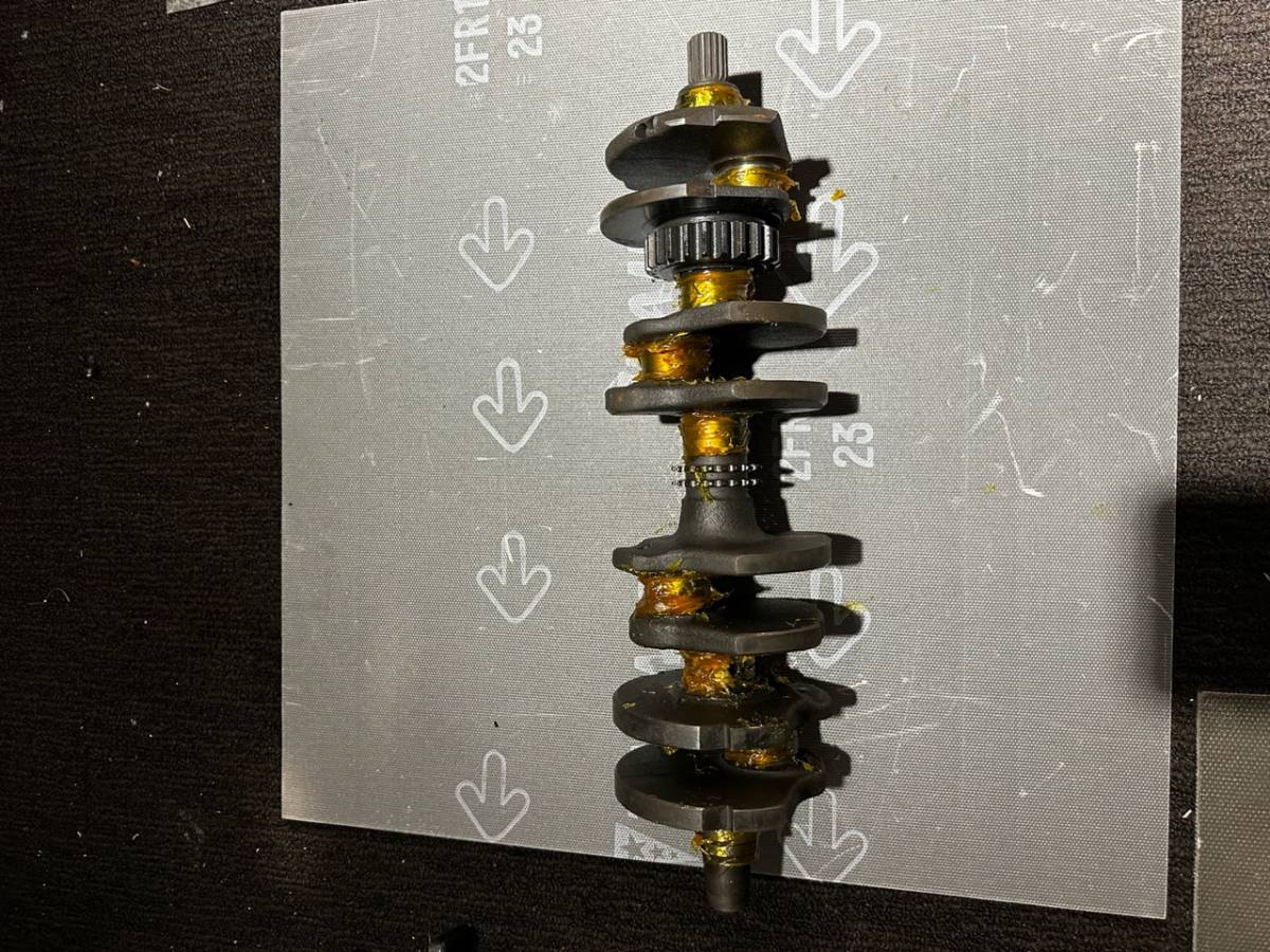 再出品 CBR400F クランクシャフト cbx400f 再出品 CBR400F クランクシャフト cbx400f