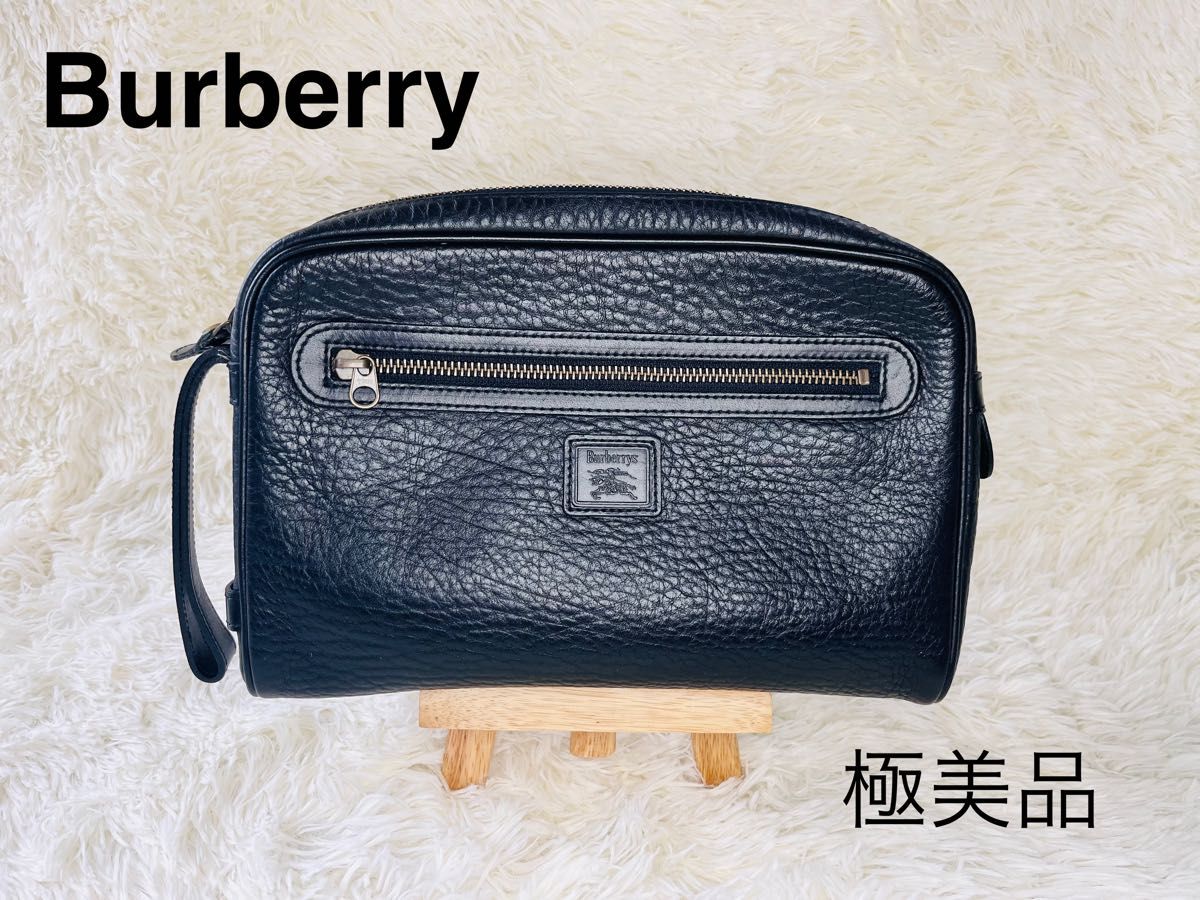 Burberry】バーバリークラッチバッグ セカンドバッグ 極美品|Yahoo