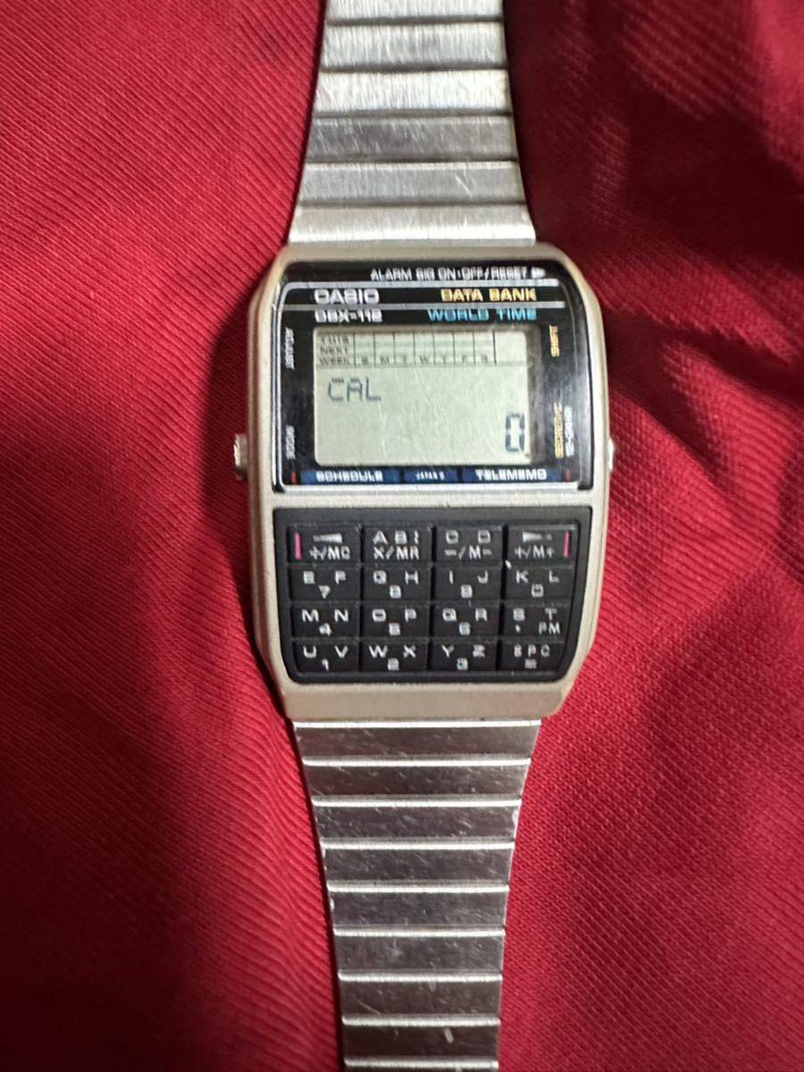 希少　CASIO カシオ データバンク DBX-112 電卓 data bank_画像2