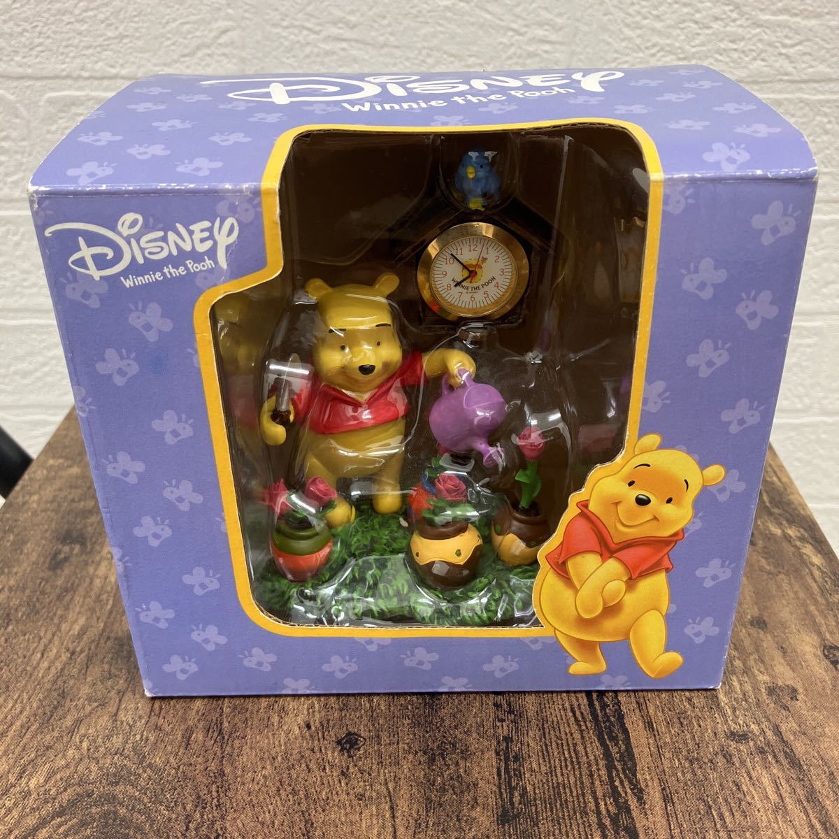 ディズニー POOH プーさん 置き時計 未使用品_画像1