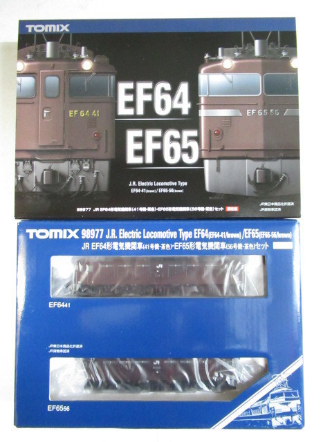TOMIX　98977　EF64・EF65　茶色　2両セット　EF64-41&EF65-56のサムネイル