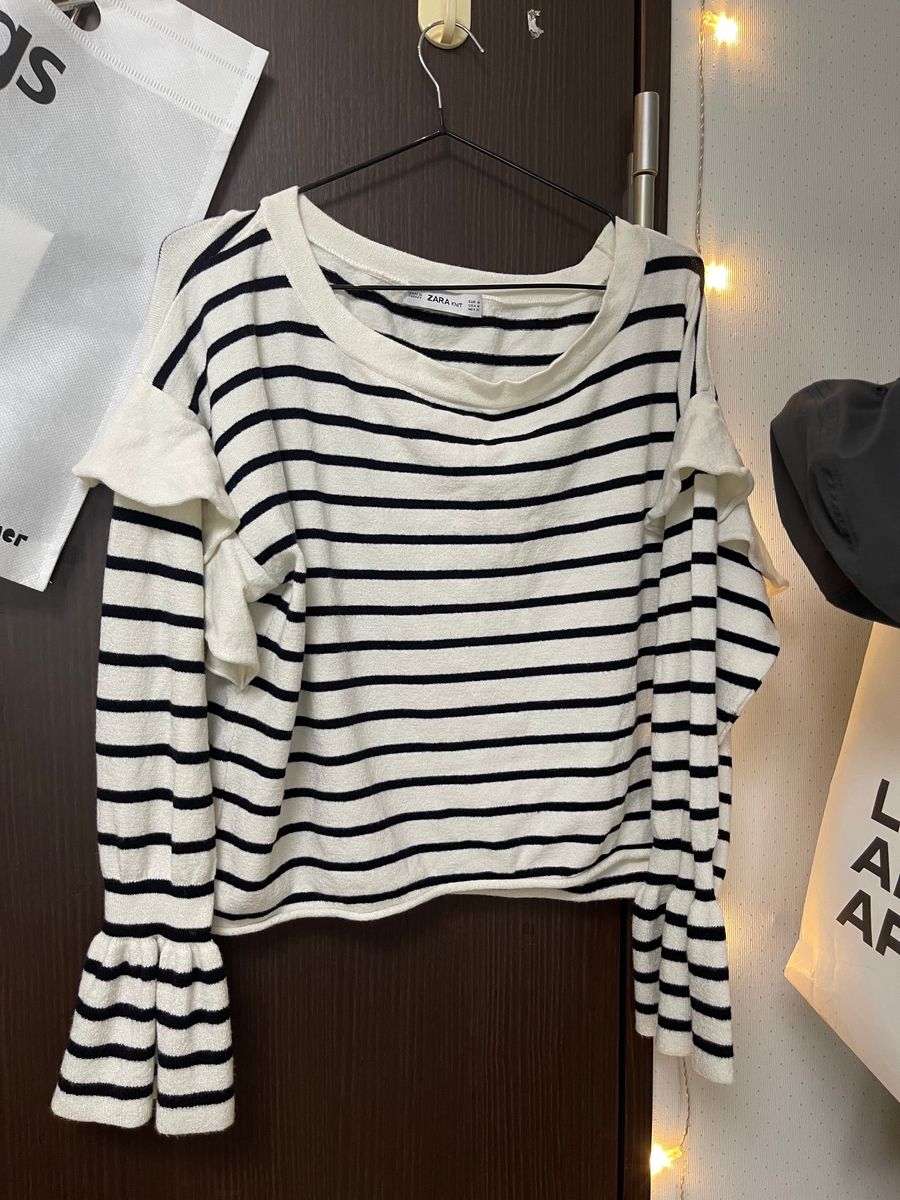 ZARA トップス ニット ボーダー 春 夏
