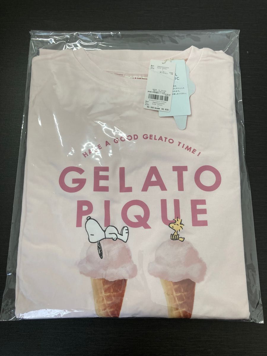 gelato pique ジェラートピケ PEANUTS スヌーピー ワンポイント gelato pique ジェラートピケ PEANUTS スヌーピー ワンポイント