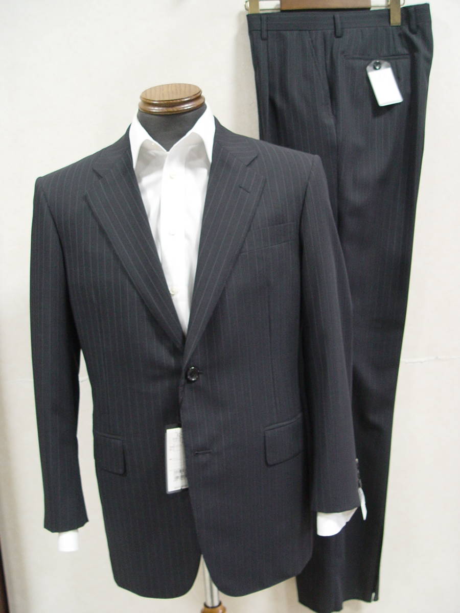 LONNER × MIYUKIKEORI 日本製 国内縫製 トラディショナル サマースーツ ネイビー オルターネイトストライプ ”日本を代表するスーツメーカーが本気で