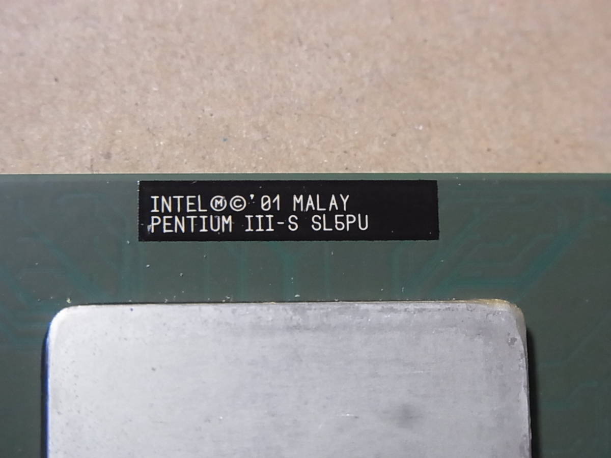 ■Intel Pentium3/PentiumⅢ-S 1.13GHz SL5PU 1133/512/133/1.45 Tualatin Socket370 (Ci0537)_画像2