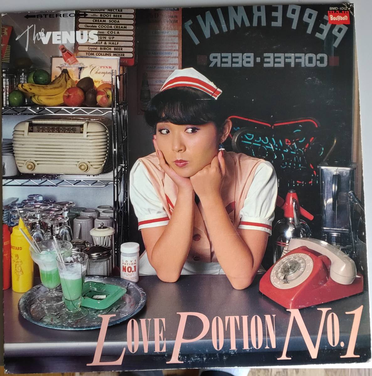 美盤　The VENUS LPレコード「LOVE POTION No.1」_画像1