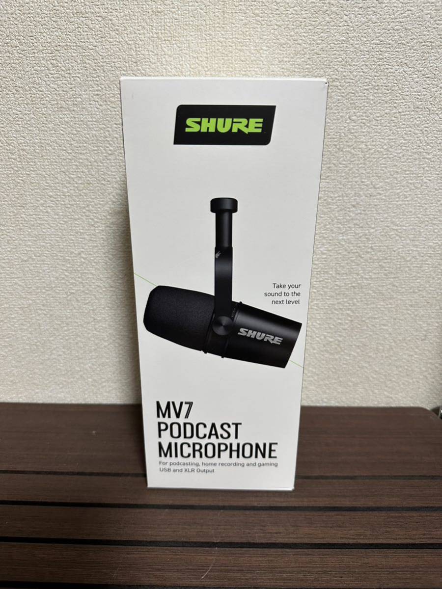 SHURE MV7 ポッドキャストマイクロホン ダイナミックマイク｜PayPayフリマ