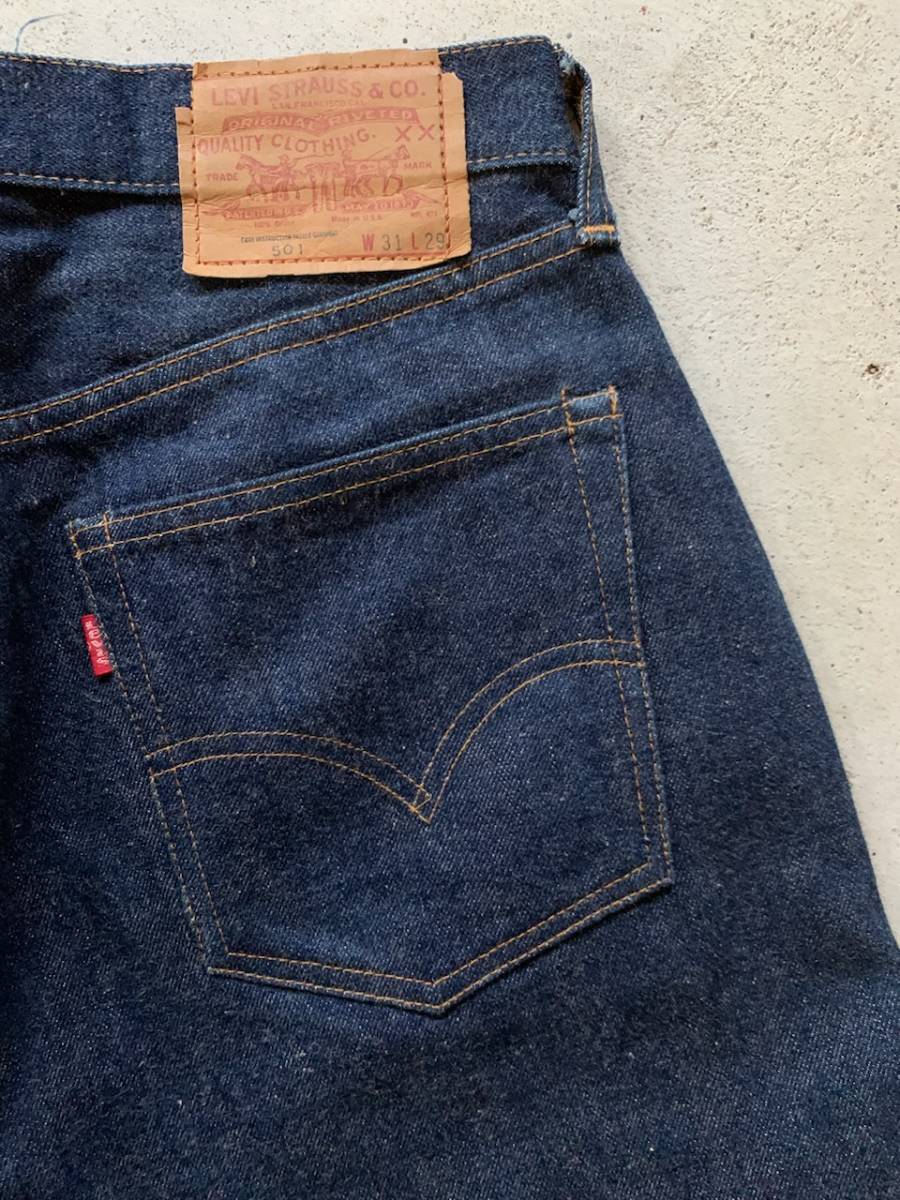希少!ボタン裏2 リーバイス Levi's 501 66前期 未使用 デッド 大戦