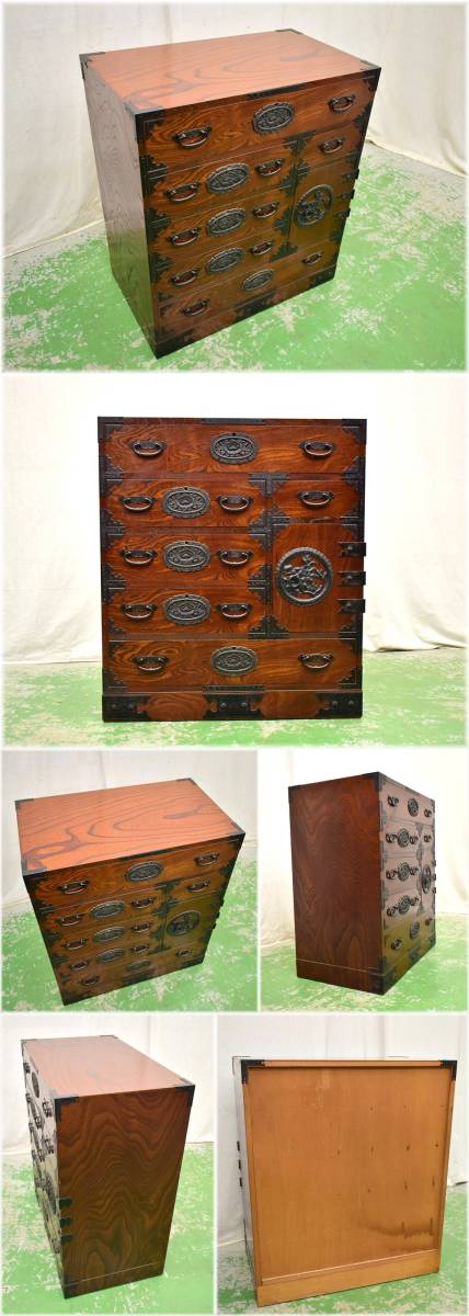 ◇民芸家具◇時代家具◇ケヤキ 欅◇ 箪笥 タンス チェスト 和 ◇民芸家具◇時代家具◇ケヤキ 欅◇ 箪笥 タンス チェスト 和
