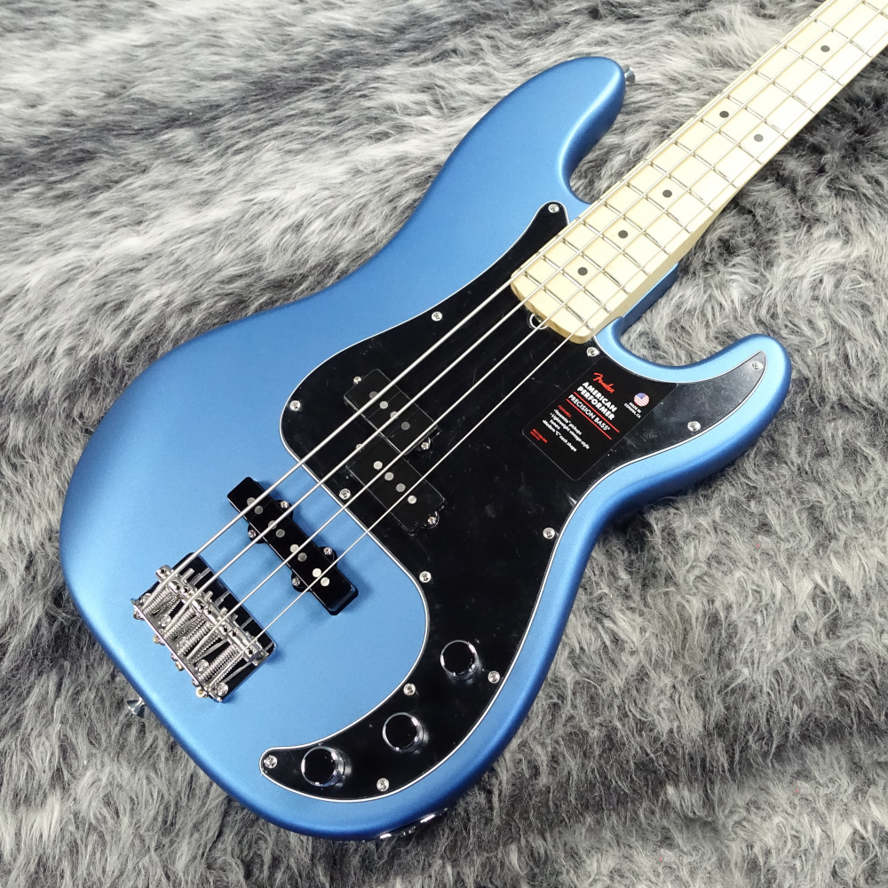 フェンダー Fender American Performer Precision Bass Satin Lake Placid Blue