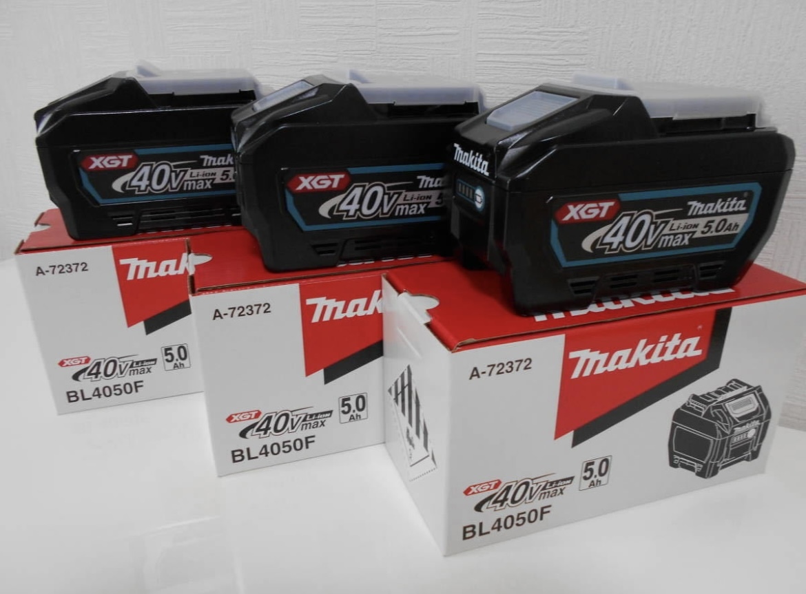 新品、未使用makita マキタ BL4050F 40Vmaxリチウムイオンバッテリー 3