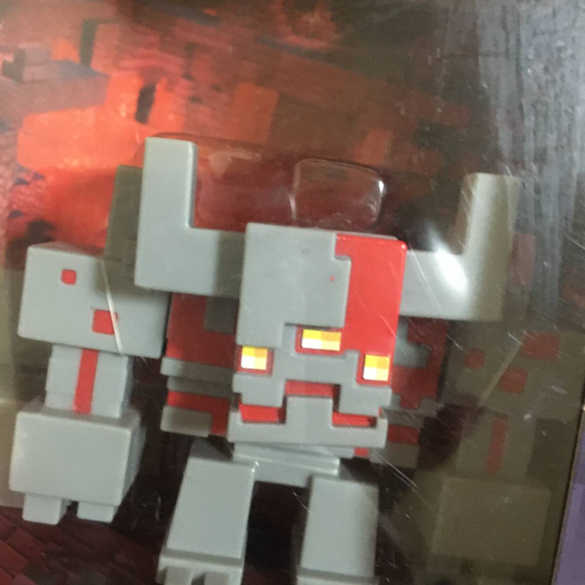 マインクラフト　フィギュア　ダンジョンズ バトルパック REDSTONE MONSTROSITY MANGLE　STEVE IN RED LEATHER ARMOR_画像7