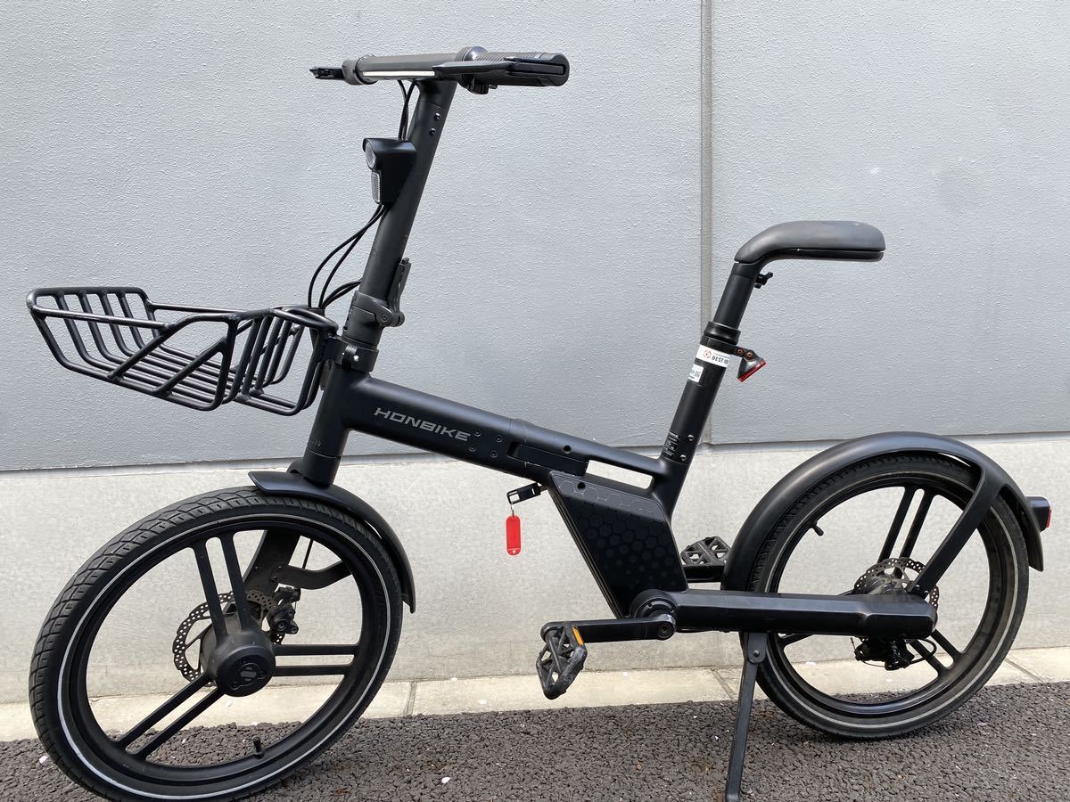 HONBIKE ホンバイク TOGO01 電動アシスト自転車 折り畳み式 チェーンレス 20インチ 6.0Ah 検 mate E-bike 折りたたみ自転車